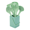 Good Quality Nylon Kitchen Utensils Set with Wooden Stand