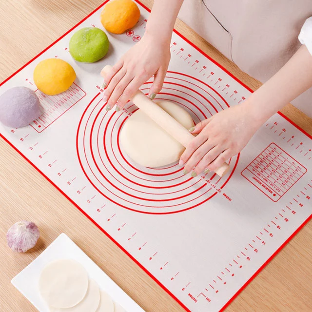 Non Stick Silicone Baking Mat for Pastry Rolling with Measurements