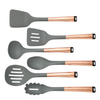 Fashion Copper Plated Handle 6 Pieces Cooking Utensils for Kitchen