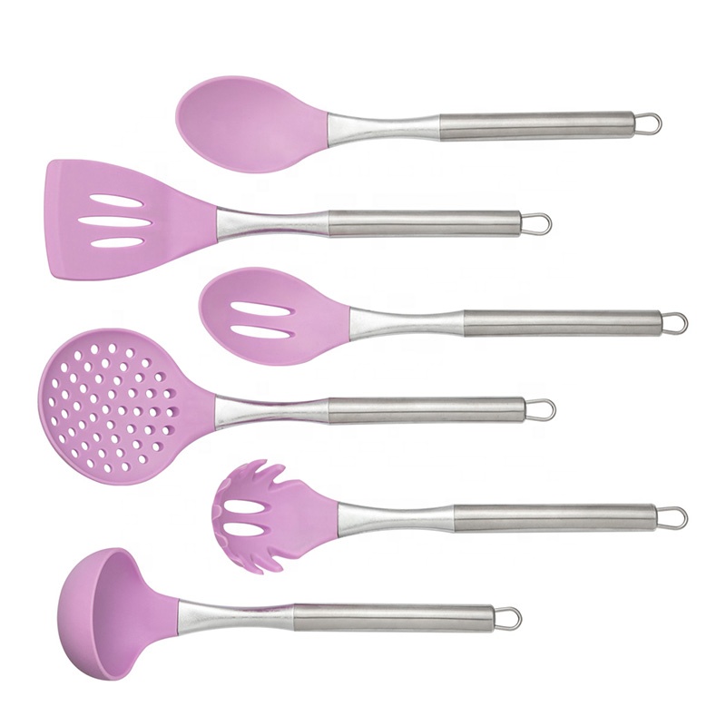 2020 New Silicone Kitchen Utensils 6 Pieces Set for Cooking