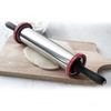 Adjustable Rolling Pin with Thickness Rings- Stainless Steel French Dough Roller