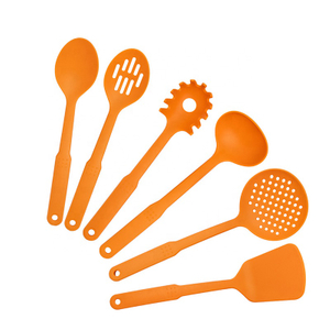 Low Price Nylon Kitchen Utensils Set, Spoon, Soup Ladle, Skimmer, Turner, Pasta Server
